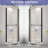 34-36 in.W x 72 in.H Pivot Frameless Glass Shower Door with Clear SGCC Tempered Glass, Matte Black
