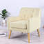 Chaises d'appoint confortables en bois de polyester de style Mid-Century moderne