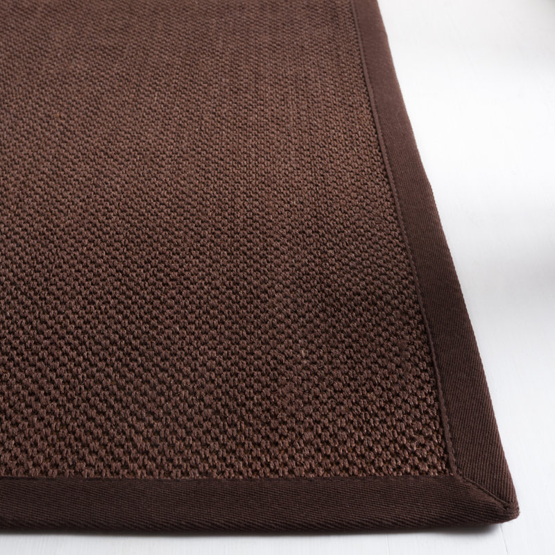 Natural Fiber Roeliene Area Rug In Brown, Rectangle 122 x 183 cm