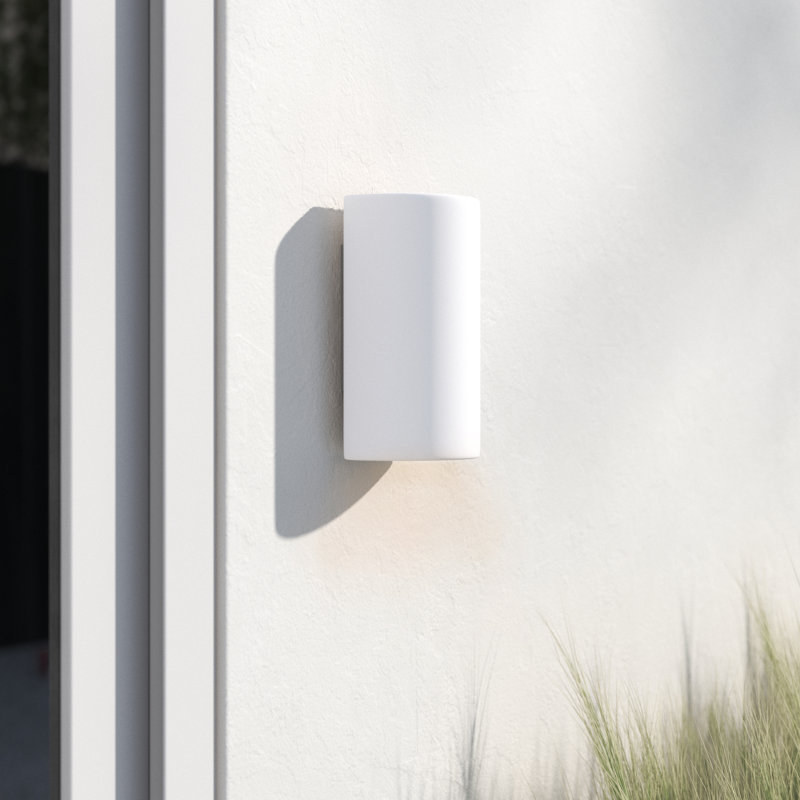 Nomad Ceramic Wall Light, Gloss White