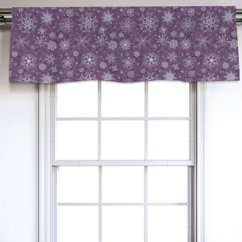 Sateen Damask Ruffled Window Valance