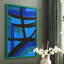 Impression sur toile «Invontract Blues I» - bois massif-1266924113-1266924125