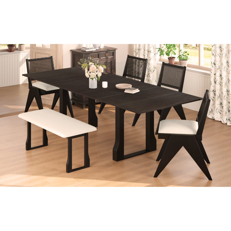 6 - Piece Extendable Dining Set, Espresso