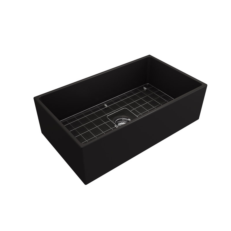 33'' L Kitchen Sink, Matte Black