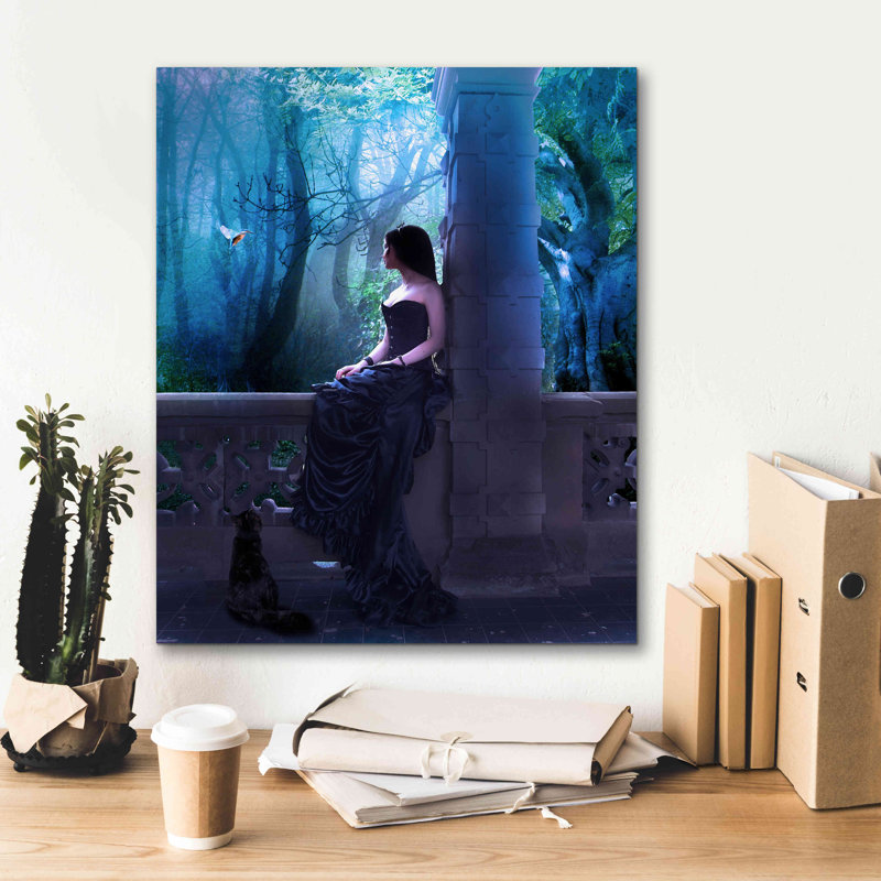 «Princess Castle» par Ata Alishahi, estampe numérique sur toile, H 24 po x l 20 po x P 0,75 po