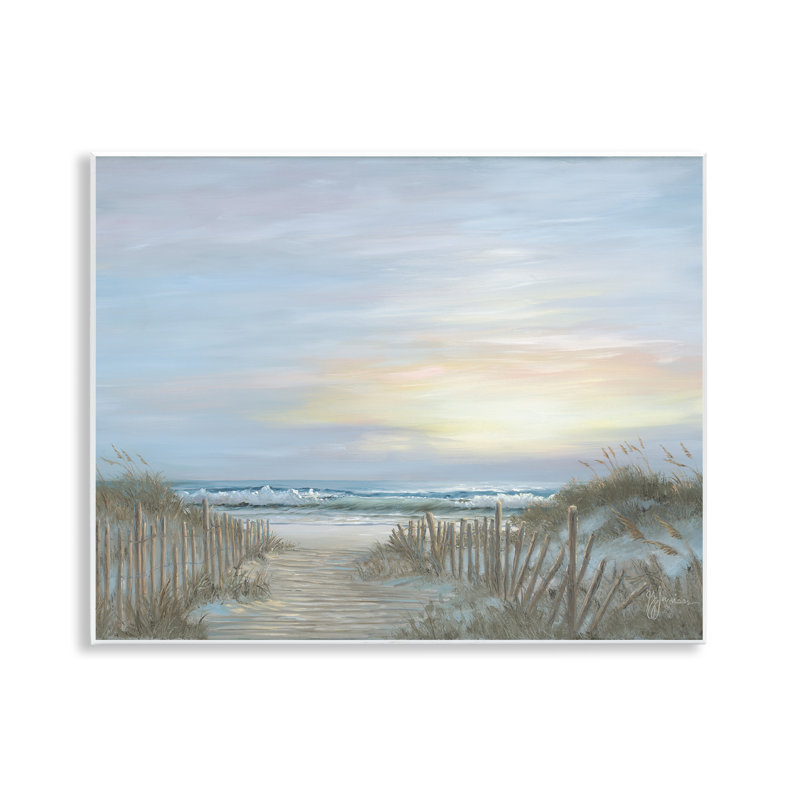 Plaque murale Serenity Path Sunset, design par Georgia Janisse