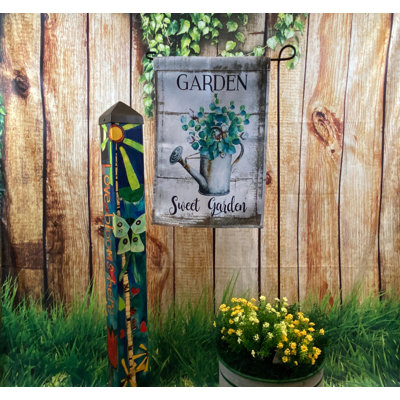 18 in. H x 12 in. W Polyester Garden flag