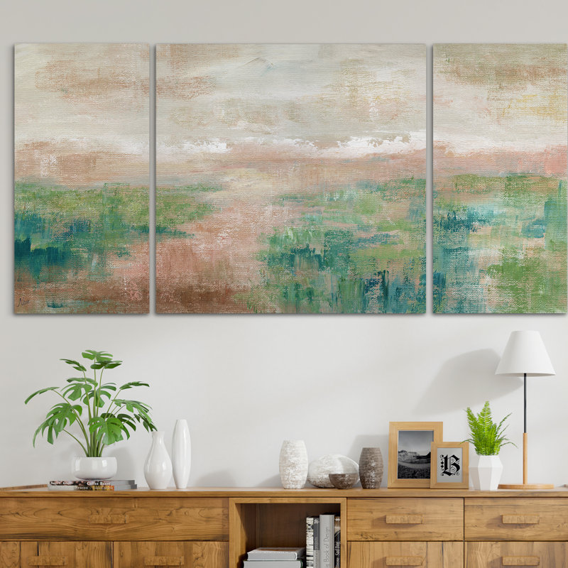 « sea avoine i », reproduction d’image multi-pièces de qualité supérieure sur toile, H 24 po x l 48 po x P 1,5 po