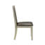 Chaise d'appoint rembourrée en bois Eraldo