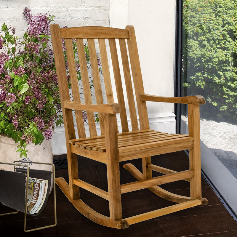 Teak Outdoor Rocker Chair