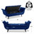 Velvet Upholstered Storage Bench-1372117918