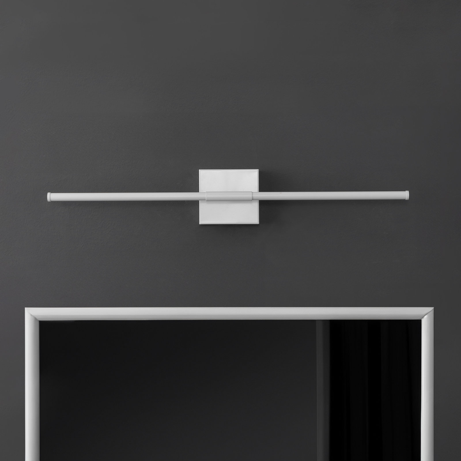 Gallatin Single Light Dimmable LED Armed Sconce, White
