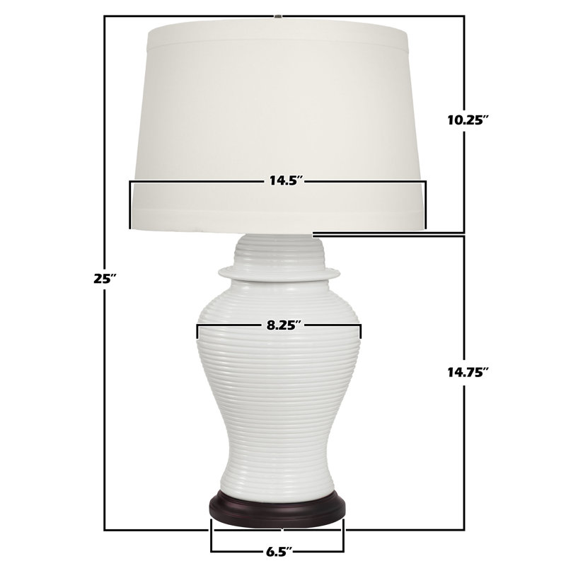 Celestial White Porcelain Lamp