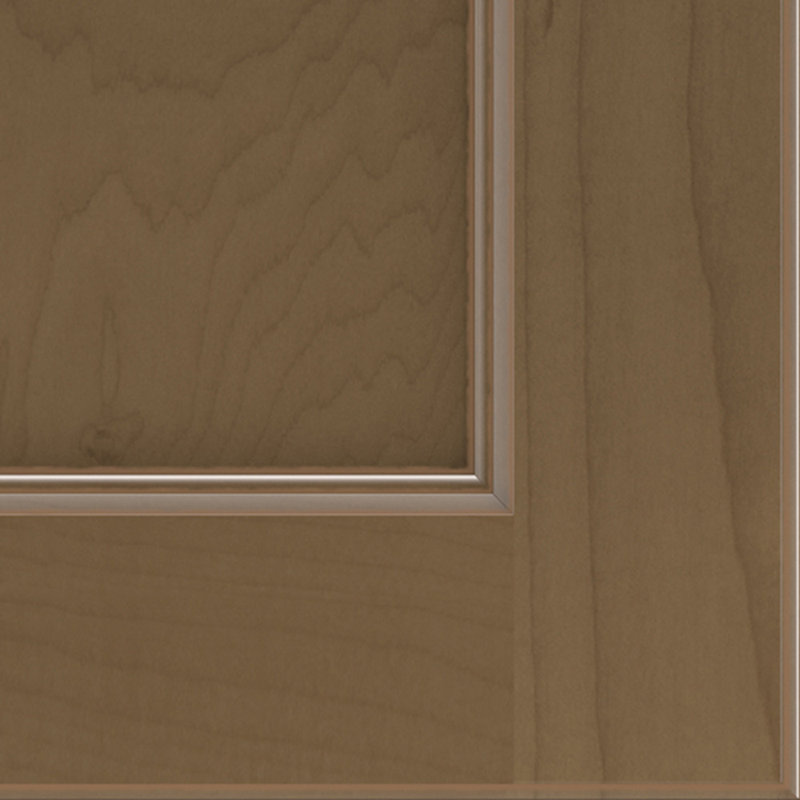 Dwelling Claredon Door Sample, Rustic Alder, Carob w/Caramel Glaze