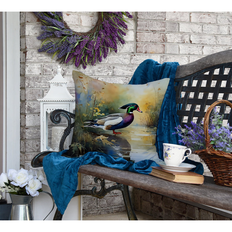 Outdoor Throw Pillow, 18" H x 18" W