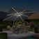 9' x 12' Double Top Deluxe Rectangular Lighted Cantilever Umbrella (must purchase base separately)