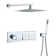 Two Functions Temperature Display Shower System with Rough-in Valve