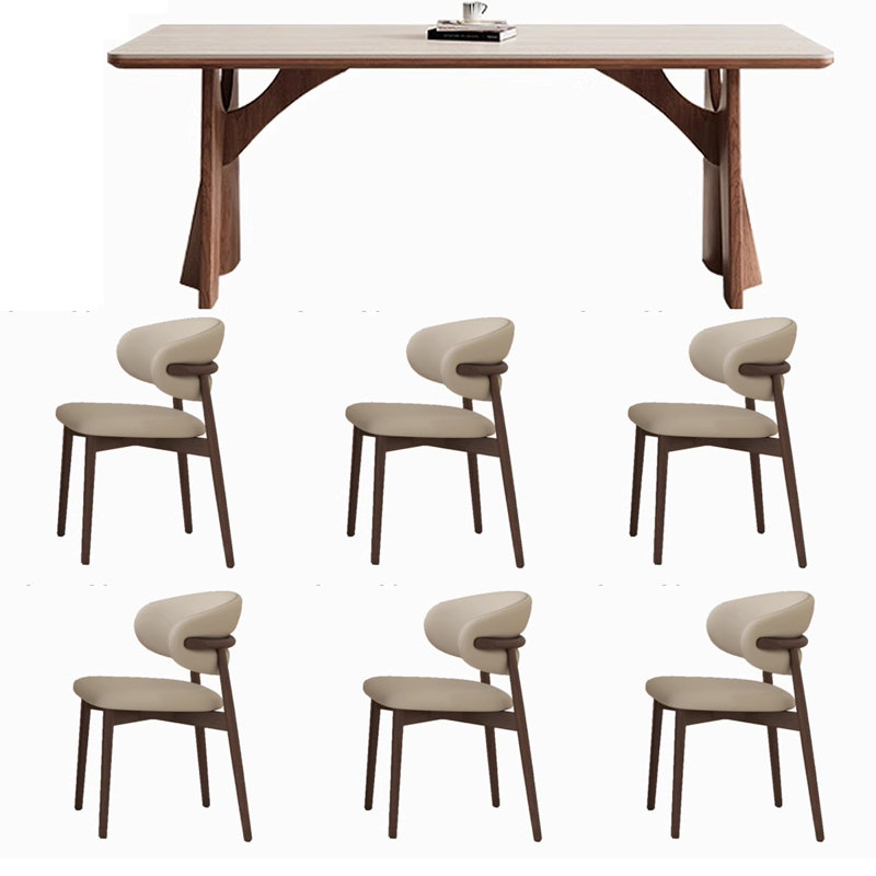 Table de salle à manger style champêtre, H 29,53 po x L 63 po x l 31,5 po