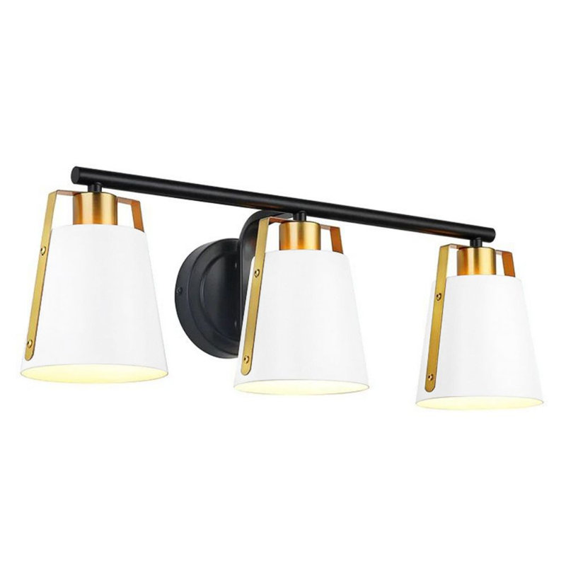 Éclairage pour salle de bain 3 lumières, Blanc