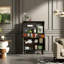 Armoire d'appoint polyvalente à motif abstrait Art-105010616