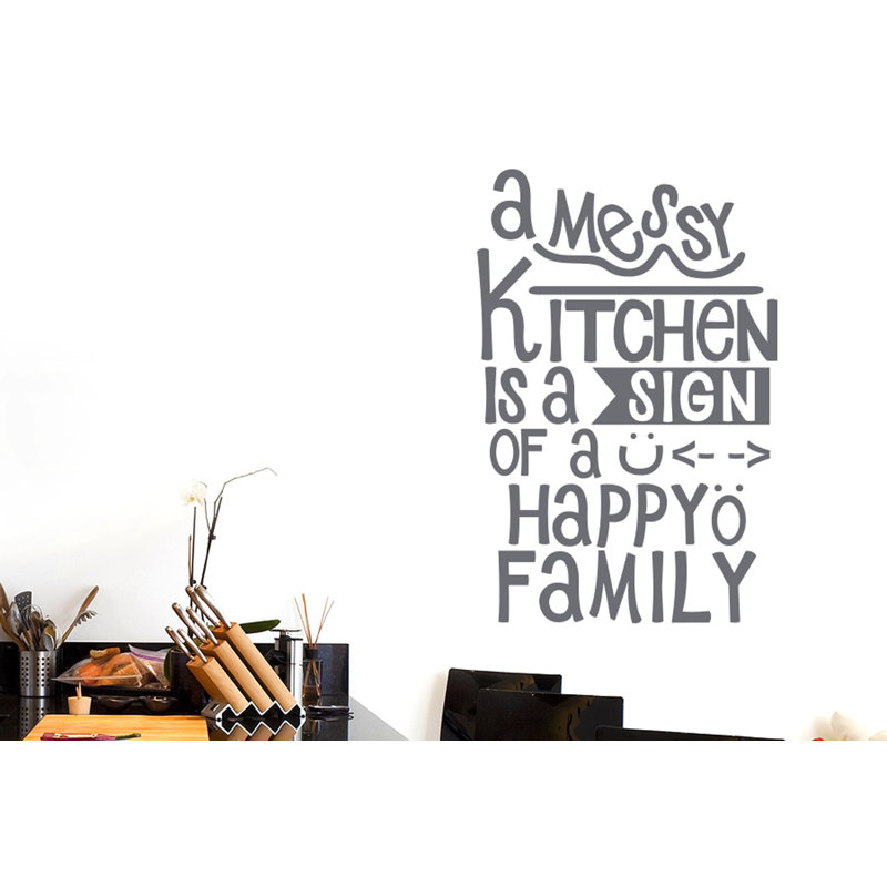 Wall Decal, Grey, Large