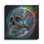  «Skull Graffiti» par Rey Klimt, art mural en métal-1139339414
