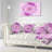 Purple 3D Shape Splashes - Abstract Printed Pillow