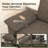 Deep Seat Sofa Chair With Throw Pillow-669854752