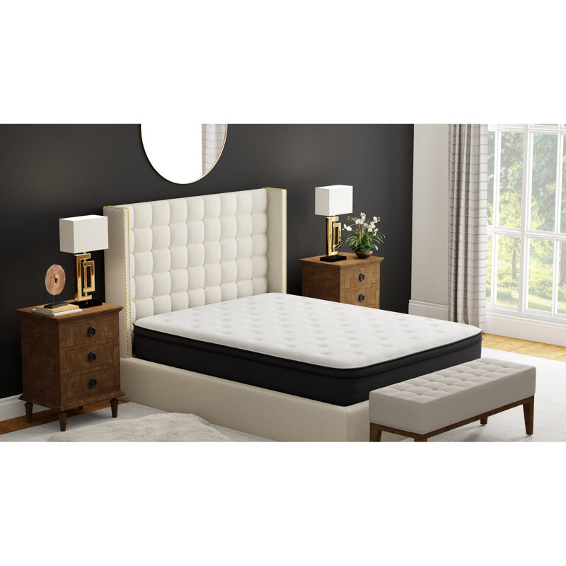 Matelas à plateau-coussin en mousse à mémoire de forme 12 po Euro
