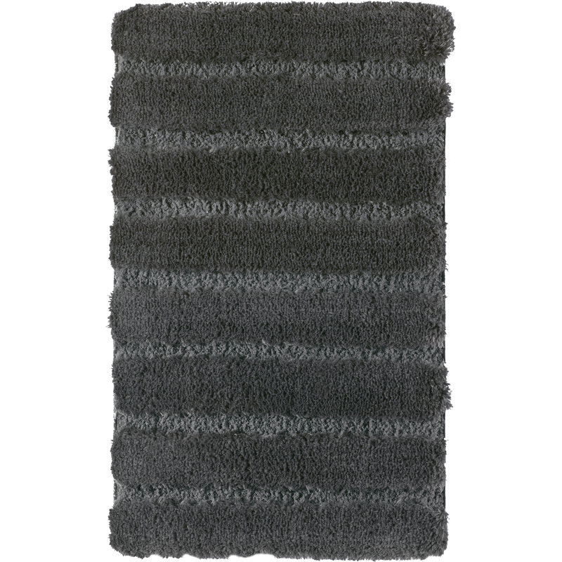 Angelone Bath Mat, 90cm W x 150cm L, Black