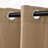 Modern Linen Inspired Classic Solid 100% Polyester Room Darkening Curtain Panel-472784746-447945579