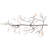 Deronne 5 - Light Steel Dimmable Modern Linear Chandelier
