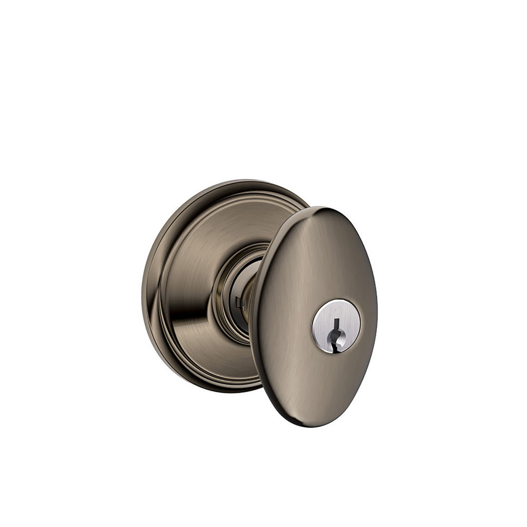 Siena Knob Keyed Entry Lock Schlage 