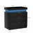 Nightstand With Charging Station And LED Lights,Night Stand With Sliding Top For Bedroom,Bedside Table With Drawers,Modern End Side Table.28.8''W X 17''D X 30.5''H.
