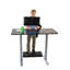 Support pour écran double avec support inclinable, pivotant et rotatif Uncage ergonomics mm