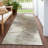 Machine Washable Indoor/Outdoor Chantille ACN2396 Abstract Rug-1154982709