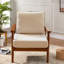 Chaises d'appoint modernes avec bois massif, tissu confortable et espaces polyvalents