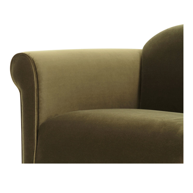 Harmony Armchair, Dark Green Velvet