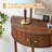 31.5'' Farmhouse Half Moon Console Table-352214864