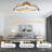 Amatury 28 Inch Flush Mount Low Profile Smart Ceiling Fan with Lights APP Control, Dimmable Starry Lighting Fixture