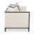 Belmont Place 3-Seater Tuxedo Sofa - Cream/Espresso-139140837