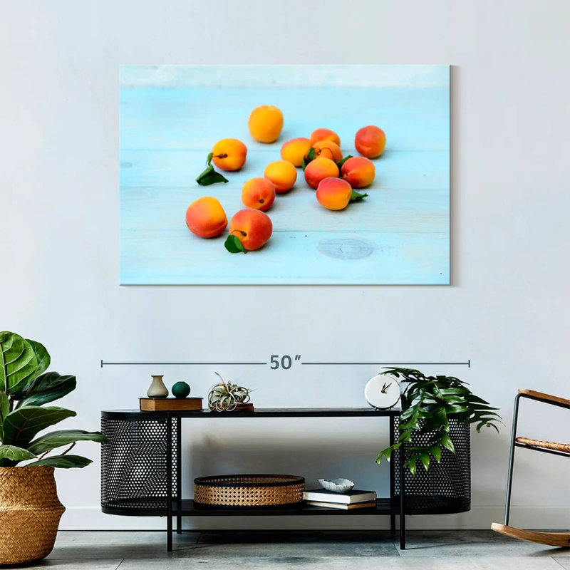 Yarlin Apricots On Table, 30" H x 45" W