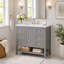 Meuble-lavabo 36 po avec lavabo et rangement polyvalent-131427333
