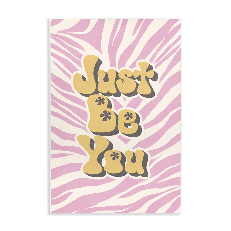«Just Be You on Zebra» par Nataly White, H 19 po x l 13 po