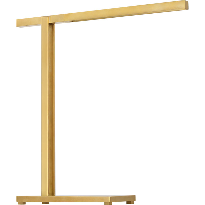 Stagger Small Table Lamp, Hand Rubbed Antique Brass