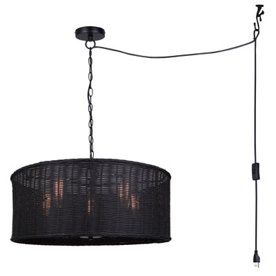 Lustre 5 lumières Claypoole