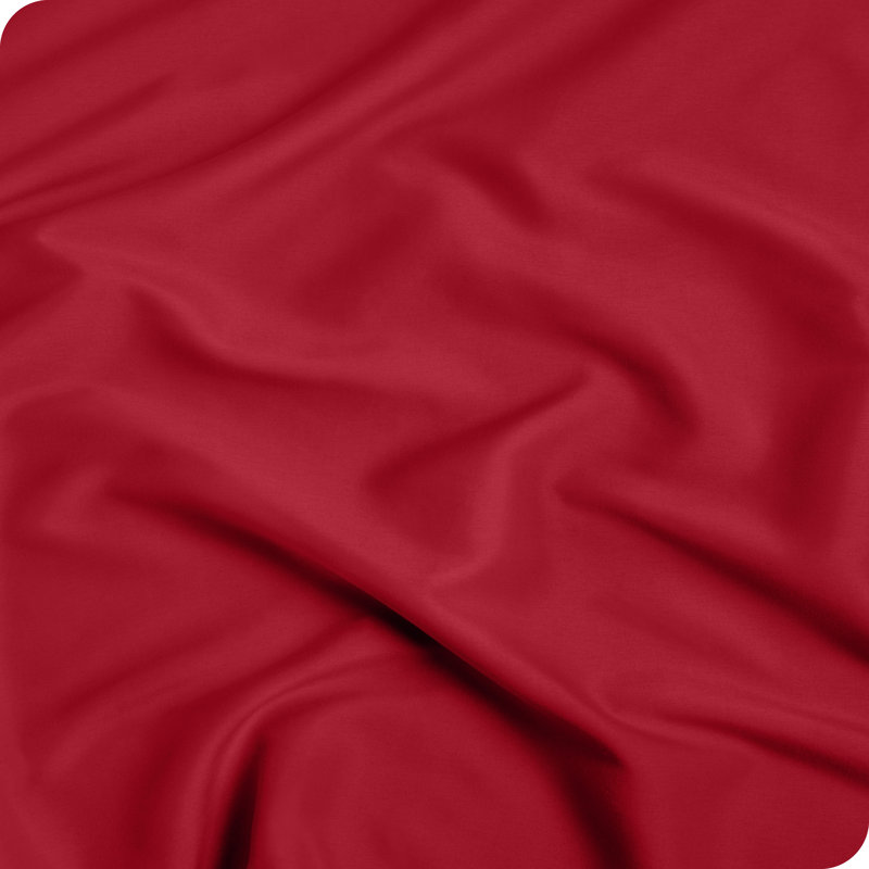 Drap-housse à poches profondes en microfibre ultra-douce, Rouge, Drap-housse pour très grand lit divisé