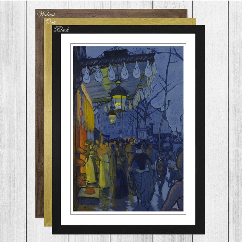 Louis Anquetin - Single Picture Frame Painting, Oak