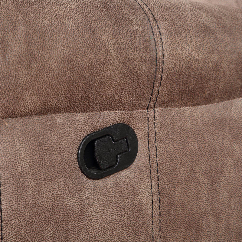 Sectional Sofa in Two Tone, Chocolate Velvet
