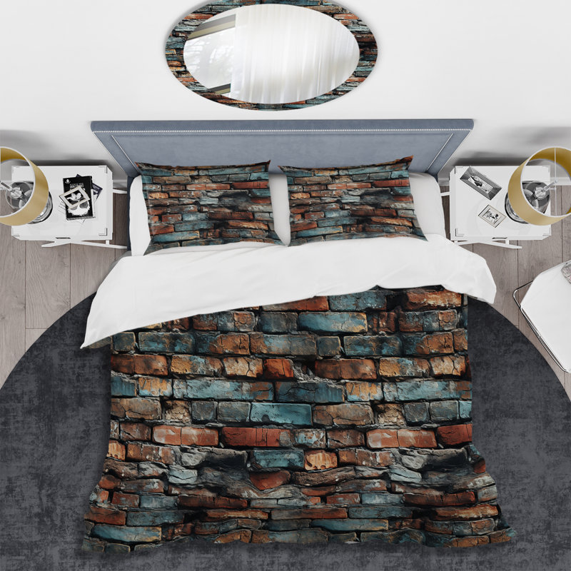 Ensemble de housse de couette Vintage Industrial Essence - microfibre de polyester